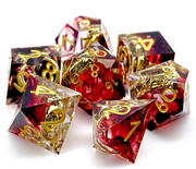 Mizuki's Hoard One Ring Sharp Edge Resin Polyhedral Dice Set