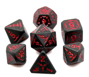 Mizuki's Hoard Ancient Metal Polyhedral Dice Set