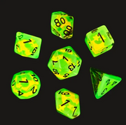 Mizuki's Hoard Moonlight Resin Polyhedral Dice Set