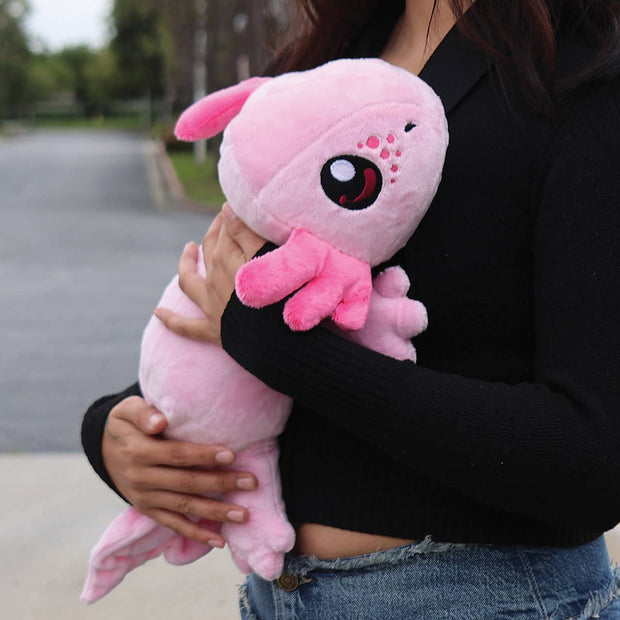 Axolotl Plush Sling Backpack