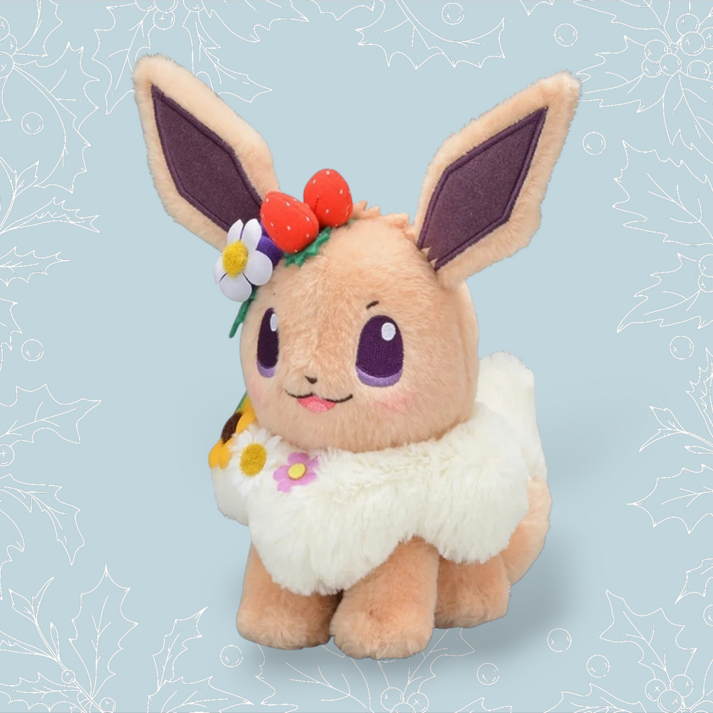 Flower crown eevee store plush